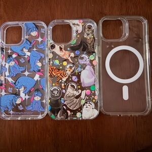 iPhone 15 phone cases (set of three)
